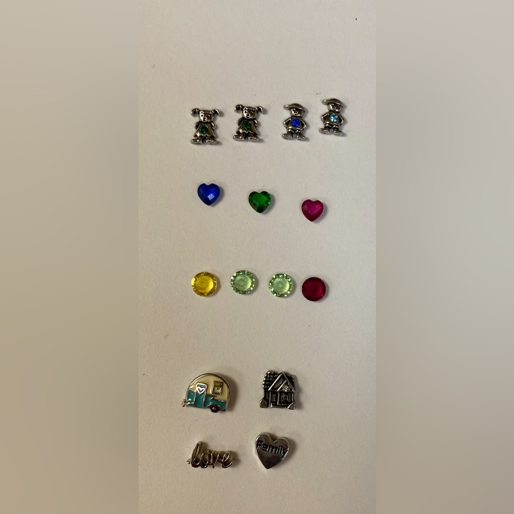 Origami Owl charms. Set of 15